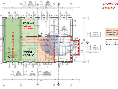 Obiekt komercyjny na wynajem o pow. 54,81 m2 - Zielona Góra - 2 550,00 PLN/m-c